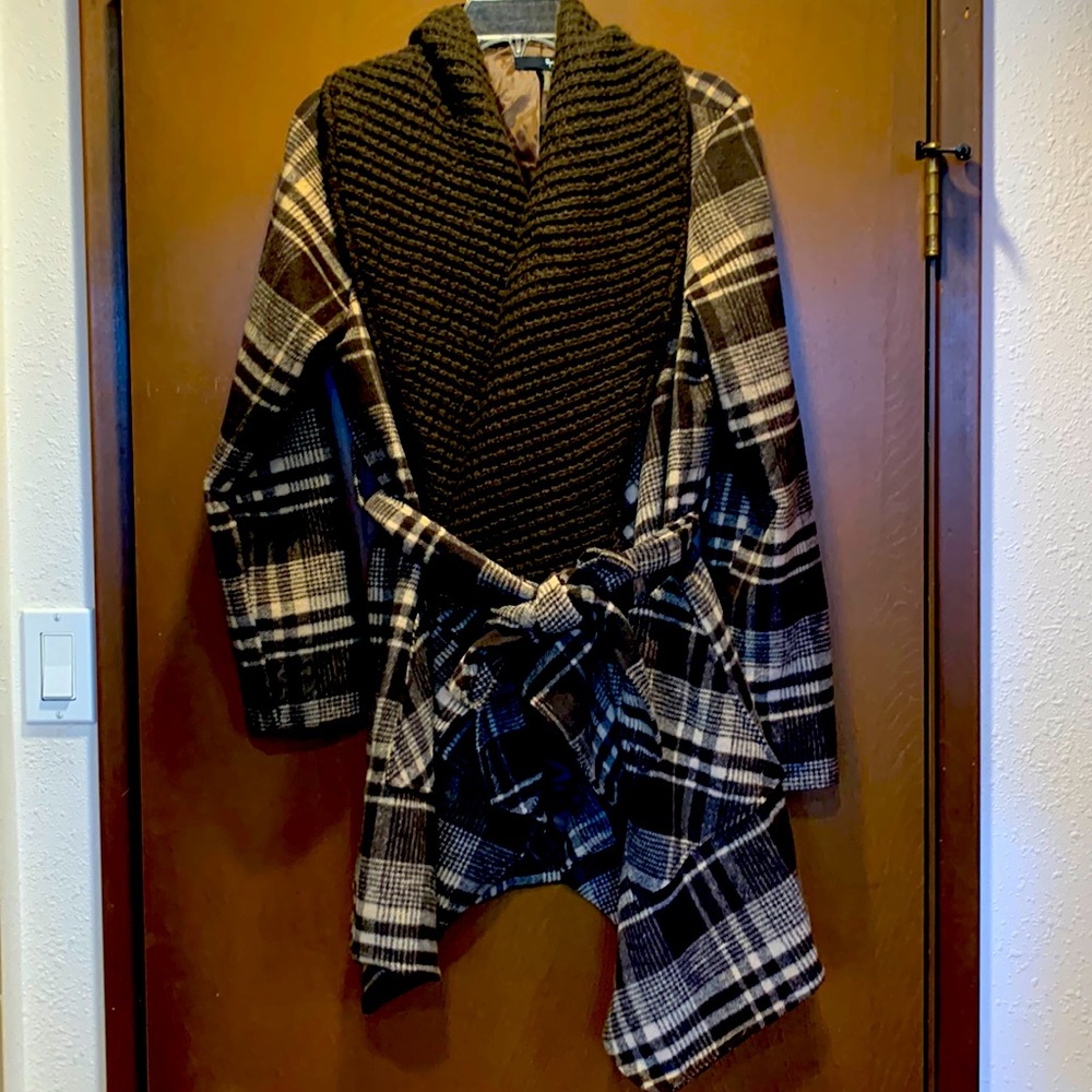 Ryu wrap jacket with shawl collar